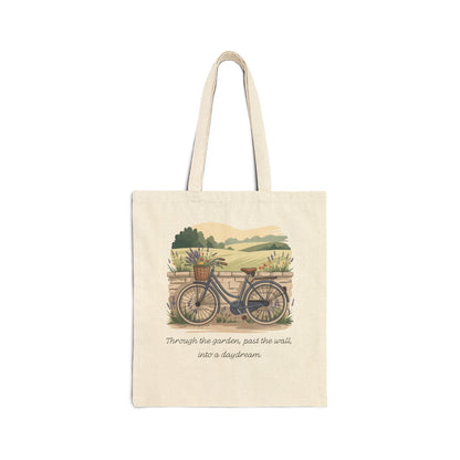 Tote Bag Charming Bicycle Tote Bag - Eco-Friendly Gift for Gardeners, Travelers, & Nature Lovers, Perfect for Everyday Use, Shopping, and More