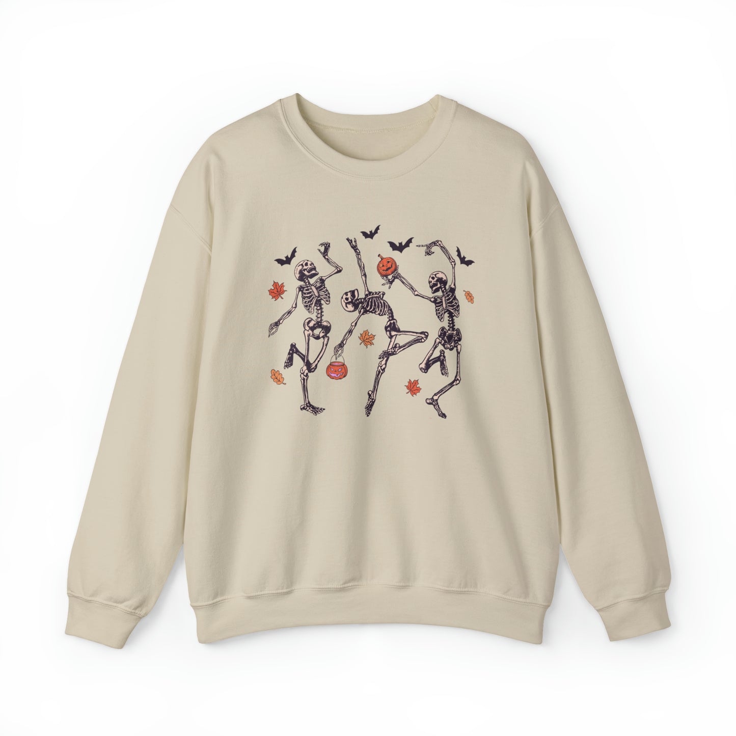 Dancing Skeletons Halloween Fall Sweatshirt