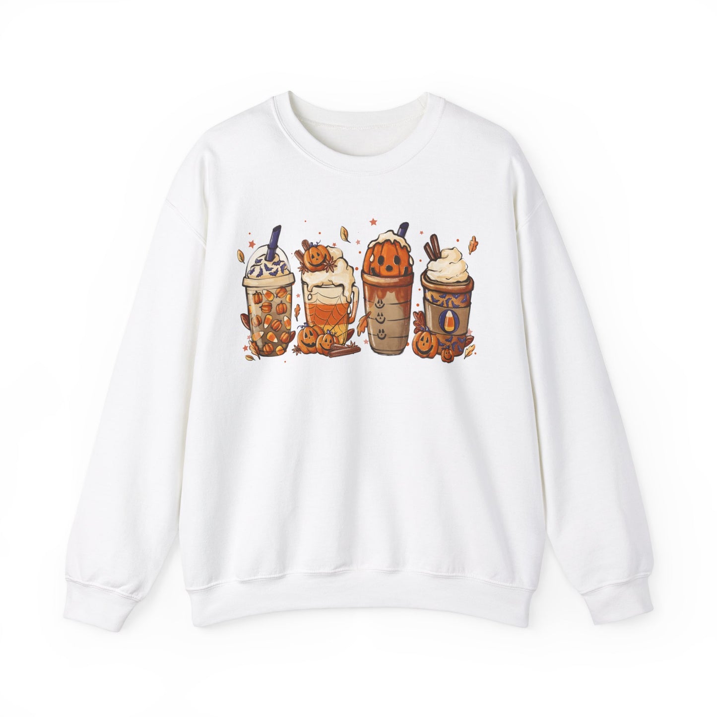 Halloween, Coffee Lovers, Pumpkin Sweatshirt