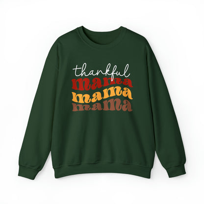 Thankful Mama Fall D Crewneck Sweatshirt