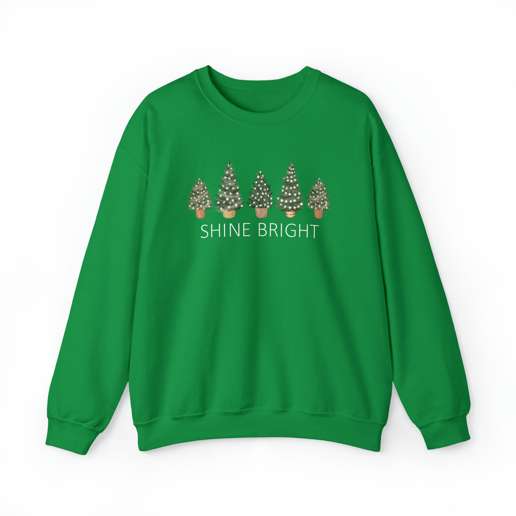 Shine Bright Christmas Trees Sweatshirt