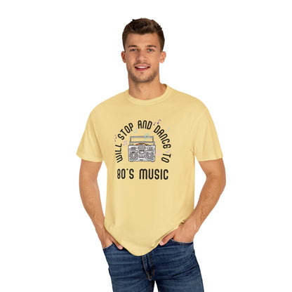 T-Shirt 80's Music Unisex Tee Retro Dance Vibes for the 80's Fans GenX Shirt