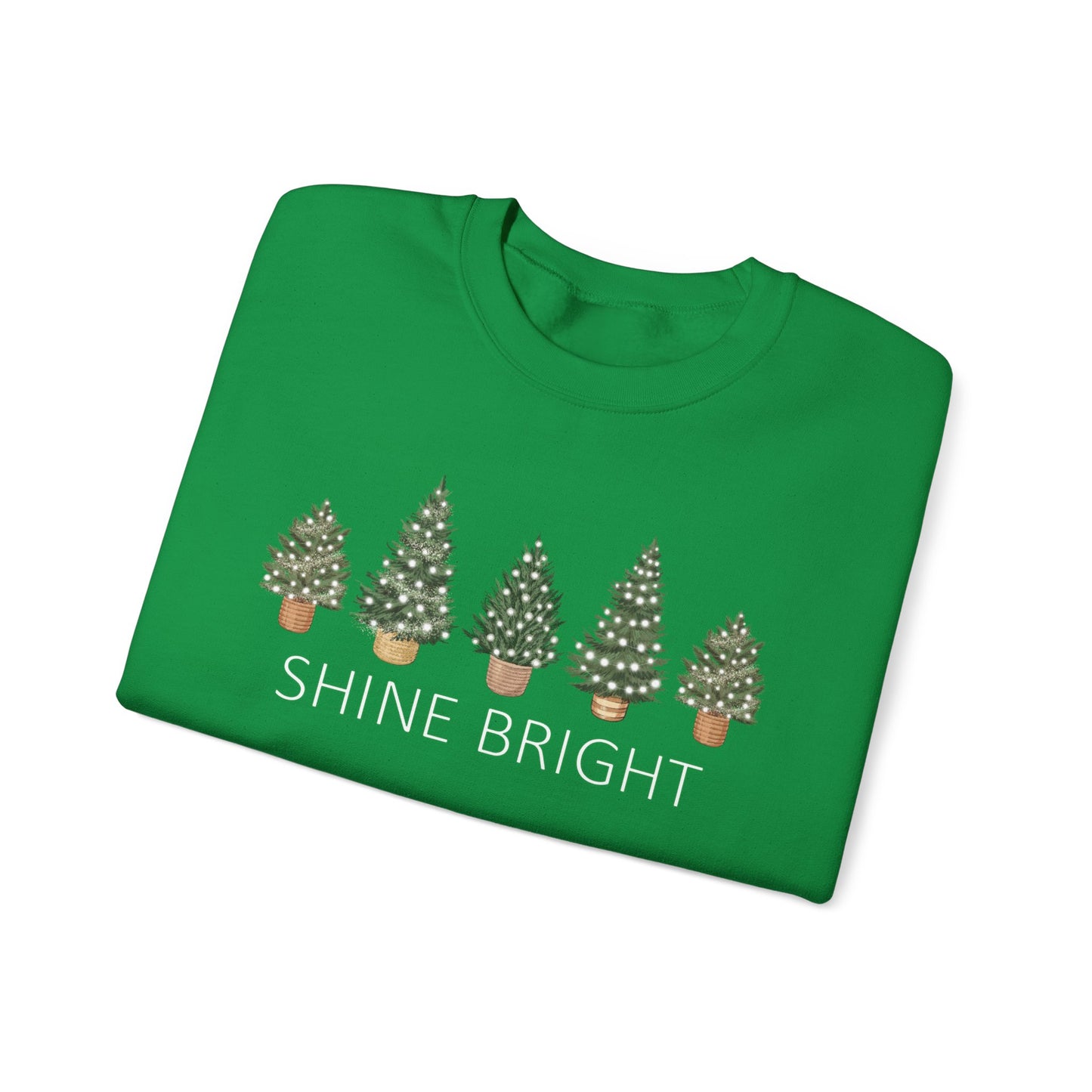 Shine Bright Christmas Trees Sweatshirt