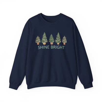 Shine Bright Christmas Trees Sweatshirt