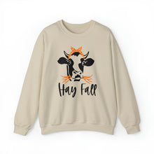 Load image into Gallery viewer, Hay Fall Cow Crewneck Sweatshirt
