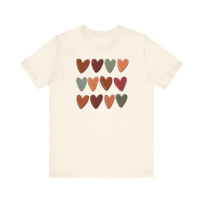 Fall Hearts Thanksgiving Halloween Tshirt