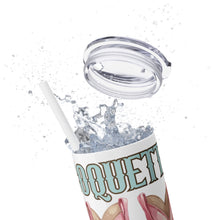 Load image into Gallery viewer, Coquette Cowgirl Skinny Tumbler with Straw, 20oz
