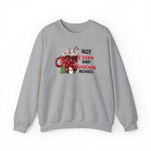 Load image into Gallery viewer, Hot Cocoa and Christmas Movies Sweatshirt
