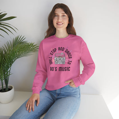 80's Music Dance Sweatshirt