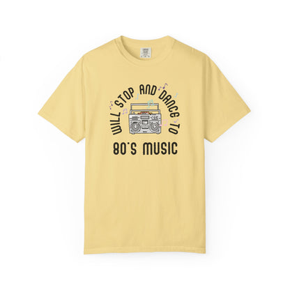 T-Shirt 80's Music Unisex Tee Retro Dance Vibes for the 80's Fans GenX Shirt