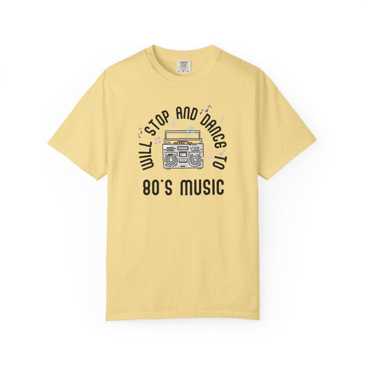 T-Shirt 80's Music Unisex Tee Retro Dance Vibes for the 80's Fans GenX Shirt