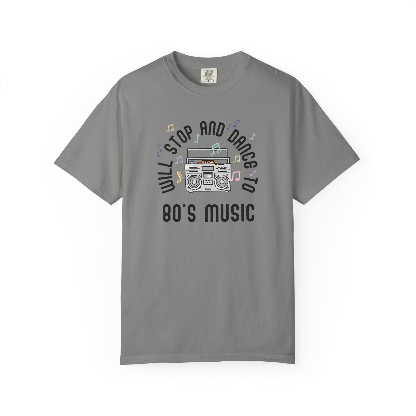 T-Shirt 80's Music Unisex Tee Retro Dance Vibes for the 80's Fans GenX Shirt