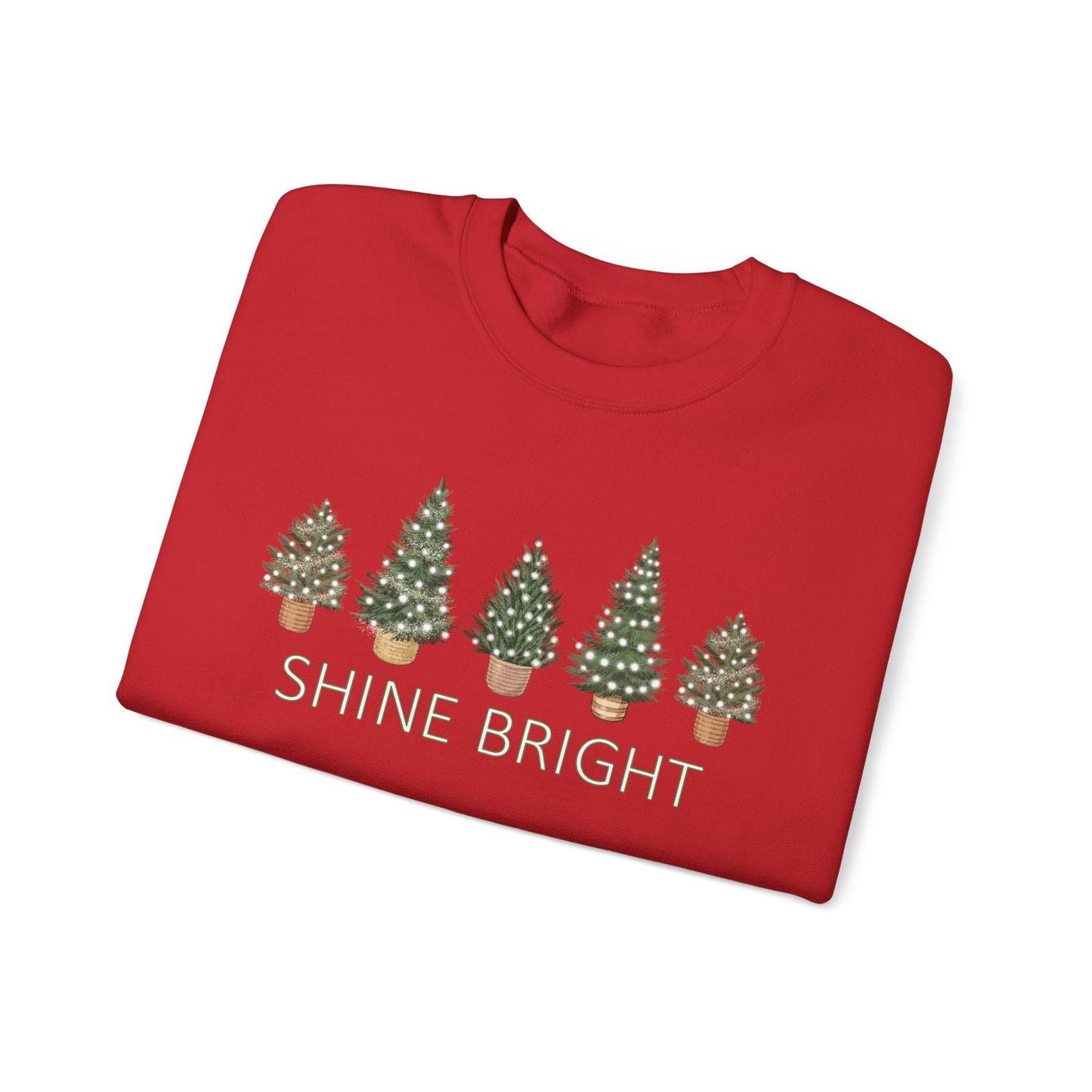 Shine Bright Christmas Trees Sweatshirt