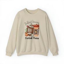 Load image into Gallery viewer, Falling Leaves &amp; Football Please Sweatshirt
