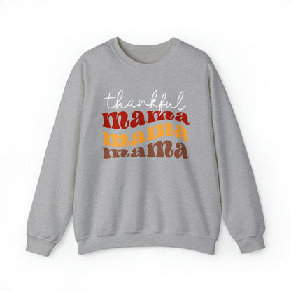 Thankful Mama Fall D Crewneck Sweatshirt