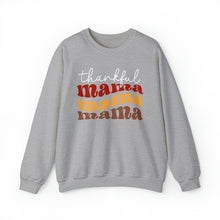 Load image into Gallery viewer, Thankful Mama Fall D Crewneck Sweatshirt
