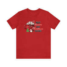 Load image into Gallery viewer, Hot Cocoa and Christmas Movies Holiday TShirt
