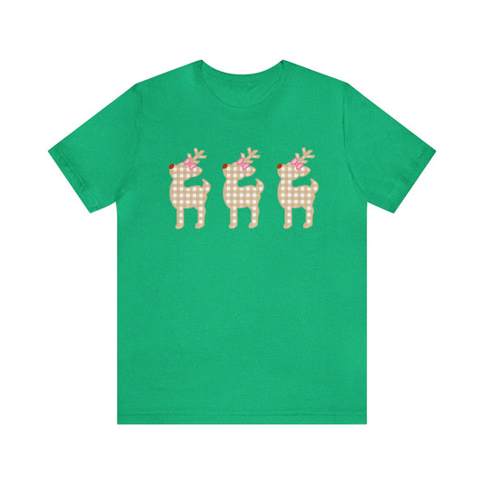 Reindeer Trio Holiday Christmas TShirt