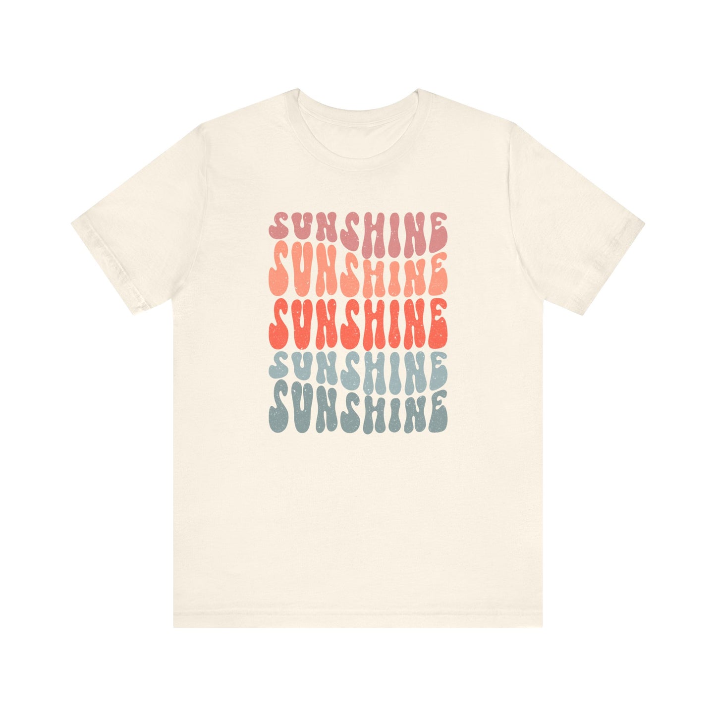 T-Shirt Retro Sunshine 70's Summer Beach Shirt For Those Who Love The Sun Sunshine Beach Tee