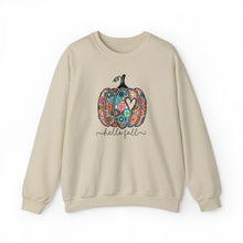 Load image into Gallery viewer, Patchwork Pumpkin Fall Sweatshirt
