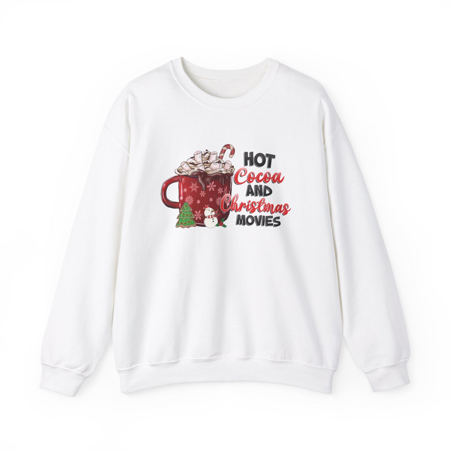 Hot Cocoa and Christmas Movies Sweatshirt