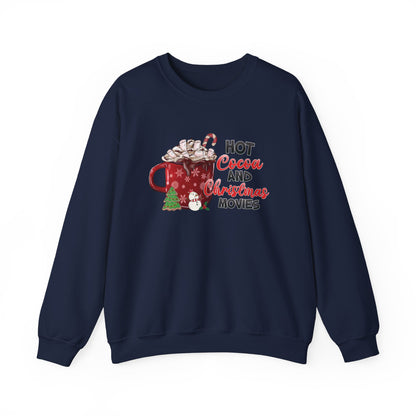 Hot Cocoa and Christmas Movies Sweatshirt