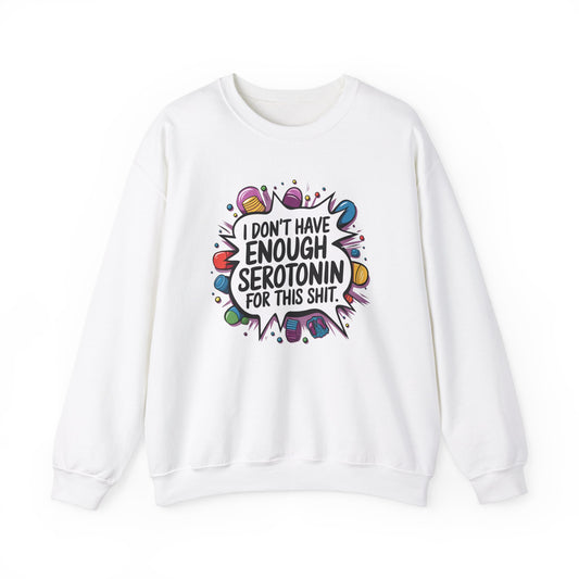 Serotonin Deficiency Crewneck Sweatshirt