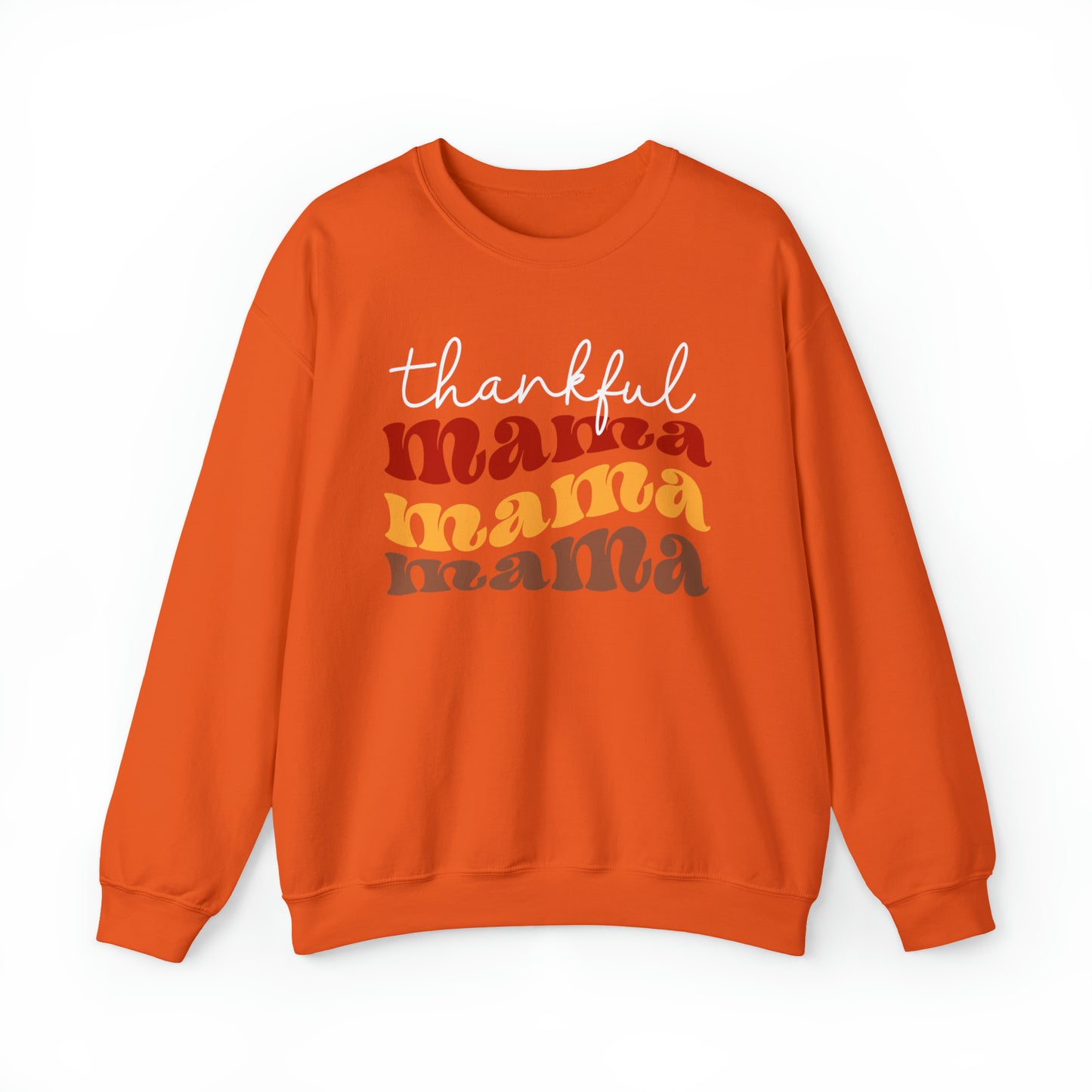 Thankful Mama Fall D Crewneck Sweatshirt