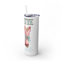 Load image into Gallery viewer, Coquette Cowgirl Skinny Tumbler with Straw, 20oz
