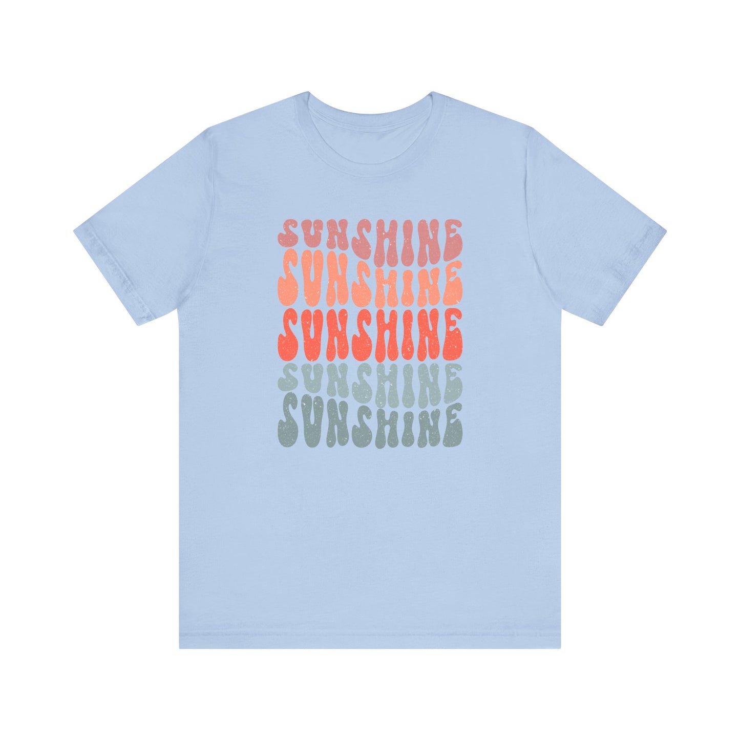 T-Shirt Retro Sunshine 70's Summer Beach Shirt For Those Who Love The Sun Sunshine Beach Tee