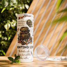 Load image into Gallery viewer, Hunting Life 20oz Skinny Tumbler with Straw
