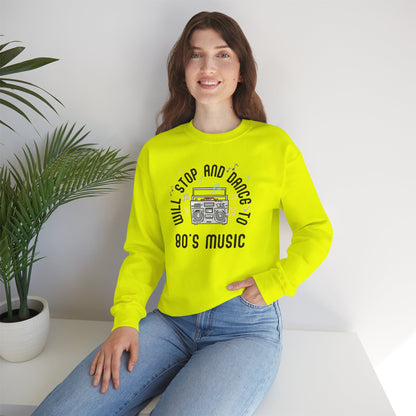 80's Music Dance Sweatshirt