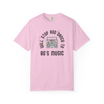 T-Shirt 80's Music Unisex Tee Retro Dance Vibes for the 80's Fans GenX Shirt