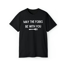 Load image into Gallery viewer, May the Forks Be With You Unisex TShirt
