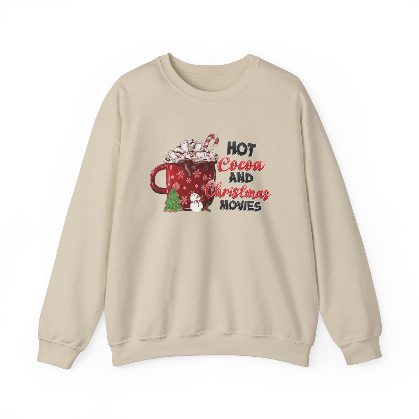 Hot Cocoa and Christmas Movies Sweatshirt