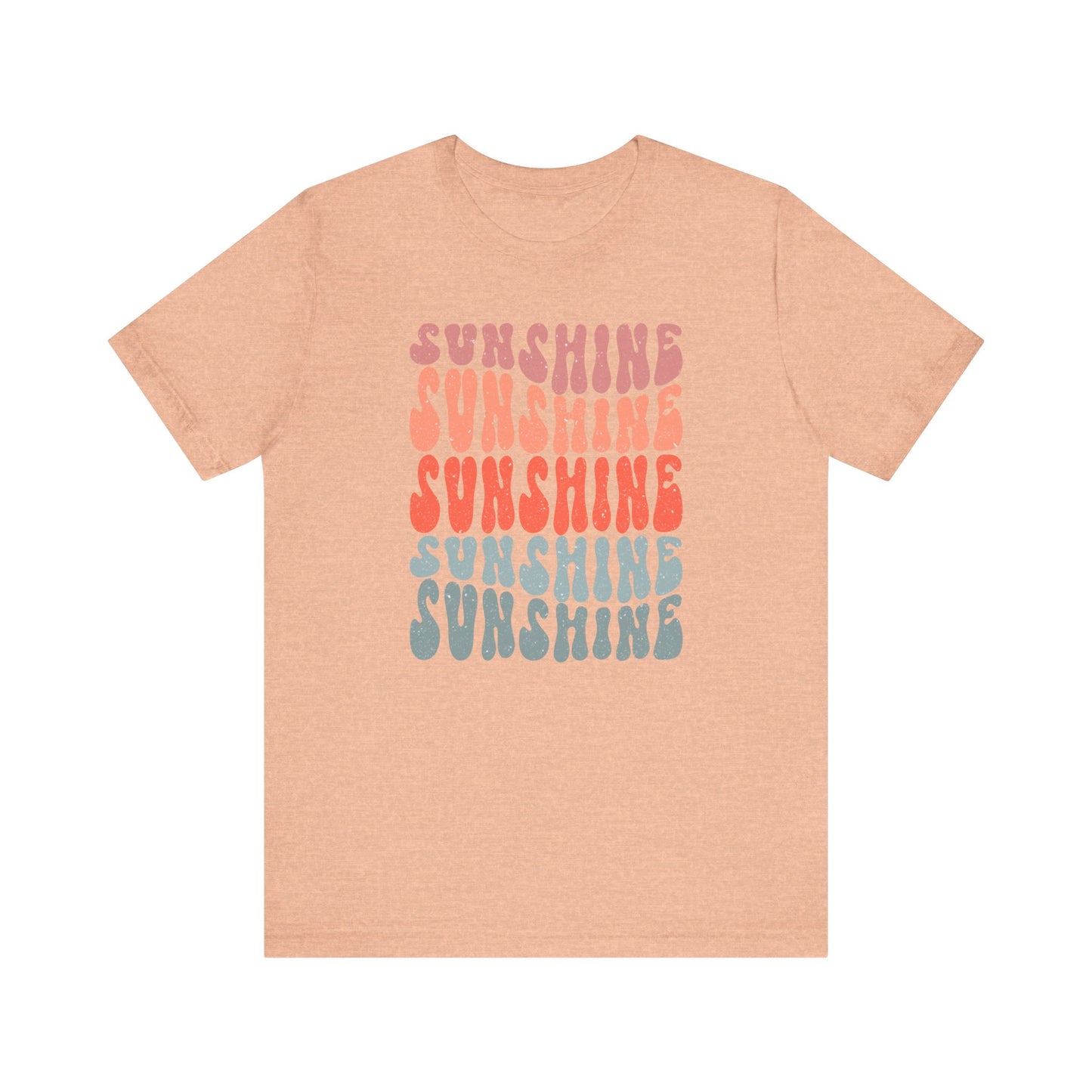 T-Shirt Retro Sunshine 70's Summer Beach Shirt For Those Who Love The Sun Sunshine Beach Tee