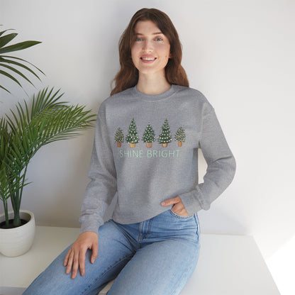 Shine Bright Christmas Trees Sweatshirt