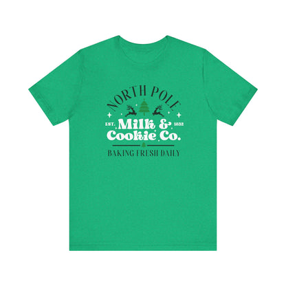 North Pole Milk & Cookie Co. Holiday TShirt