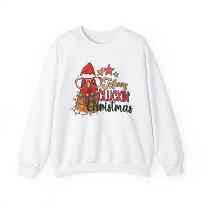 Merry Cluckin' Christmas Chicken Sweatshirt