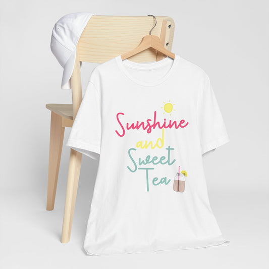 T-Shirt Sunshine and Sweet Tea Summertime Drinks Shirt