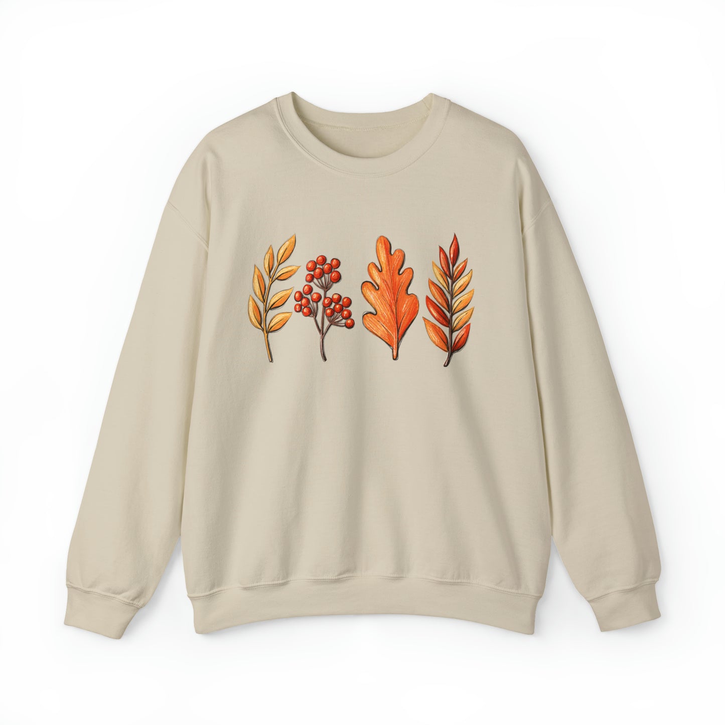 Fall Leaves Thanksgiving Crewneck Sweatshirt