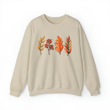 Load image into Gallery viewer, Fall Leaves Thanksgiving Crewneck Sweatshirt
