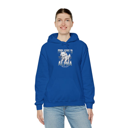 Hoodie Dire Wolf From Ashes to Alpha Hooded Sweatshirt for SCI FI Fans Fantasy Fans