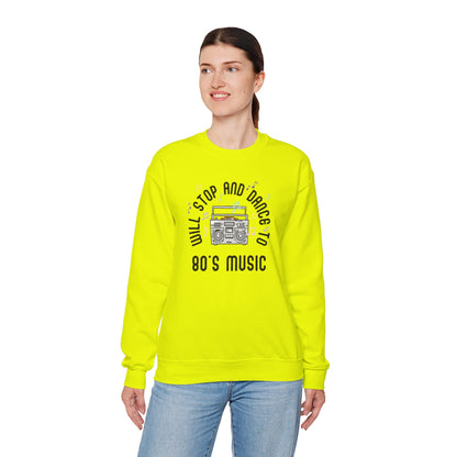 80's Music Dance Sweatshirt