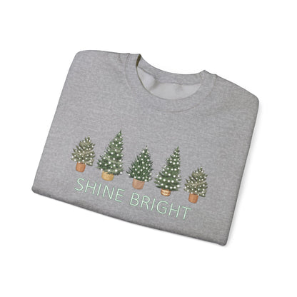 Shine Bright Christmas Trees Sweatshirt