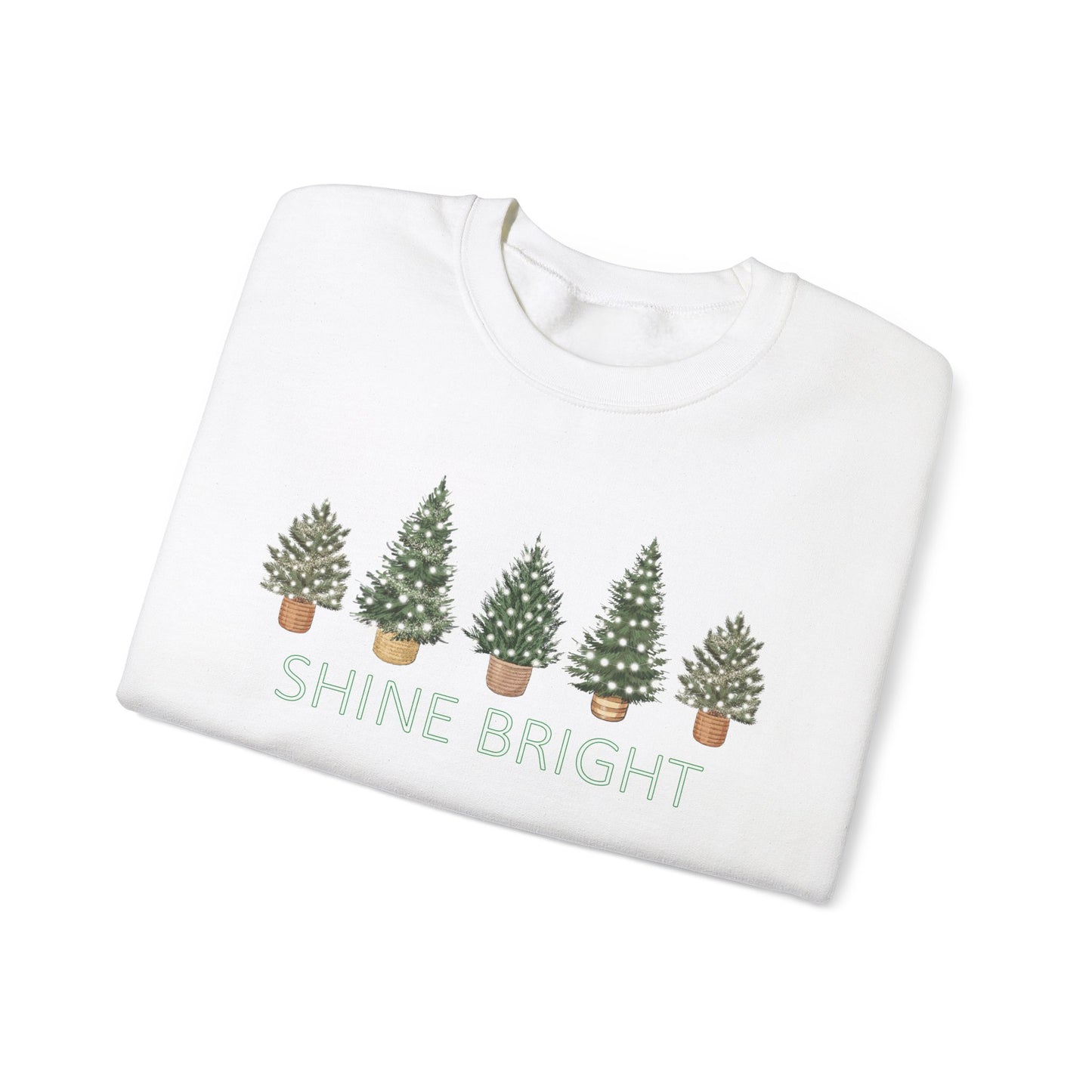 Shine Bright Christmas Trees Sweatshirt