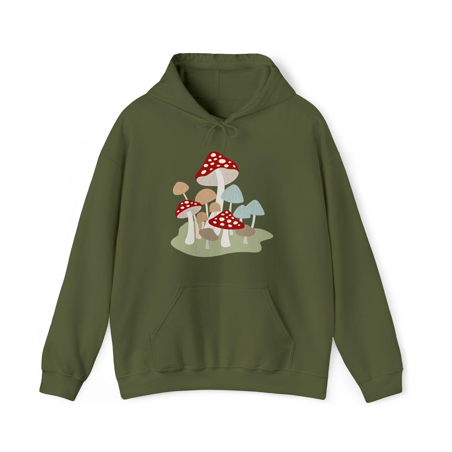 Mushroom Grouping Hoodie Sweatshirt