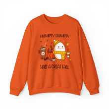 Load image into Gallery viewer, Humpty Dumpty Had A Great Fall Crewneck Sweatshirt
