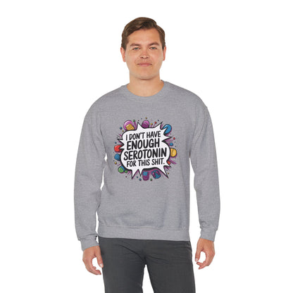 Serotonin Deficiency Crewneck Sweatshirt