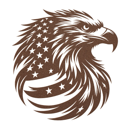 United States American Eagle Metal Sign